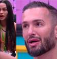 Renata, Eva e Diego Hypólito no 'BBB 25'  Foto: Reprodução/TV Globo / Mais Novela