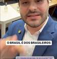 O vereador Pedro Rousseff exibe o adereço em stories do Instagram.  Foto: @pedrorousseff via stories do Instagram / Estadão