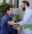 Rubio se encontrou com Bukele como parte de um giro pela América Central  Foto: Divulgação Casa Presidencial de El Salvador / BBC News Brasil