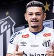  Foto: Raul Bareta/ Santos FC. - Legenda: Tiqunho Soares é novo camisa 9 do Santos / Jogada10
