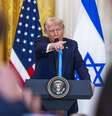 Trump anunciou proposta para Gaza após reunião com premiê israelense  Foto: EPA / BBC News Brasil