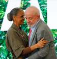 Presidente Lula e a ministra do Meio Ambiente, Marina Silva.  Foto: wilton junior/Estadão / Estadão