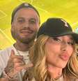 Virginia e Zé Felipe marcam presença na Vila Belmiro, em jogo que marca volta de Neymar para o Santos.  Foto: Reprodução/Instagram @santosfc
