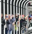 Musk discursou na abertura da fábrica da Tesla na Alemanha, em 2022  Foto: DW / Deutsche Welle