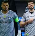  Foto: Lucas Uebel / Grêmio FBPA - Legenda: Gabriel Grando (esquerda) e Volpi (direita) disputam a titularidade na meta do Grêmio para o Gre-Nal / Jogada10