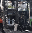Imagens dos estragos provocados por queda de avião na Avenida Marquês de São Vicente,   Foto: Werther Santana/Estadão