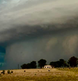 Supercélula de chuva avança do Uruguai em direção ao Brasil; veja  Foto: Reprodução/@matimederos_uru