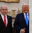 Netanyahu dá a Trump 'pager dourado' em suposta referência a ataque no Líbano  Foto: Reprodução/Redes sociais