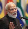 Em fevereiro, Trump e o primeiro-ministro indiano, Narendra Modi, anunciaram planos para buscar a aquisição e a produção conjunta de veículos de combate e e mísseis antitanque  Foto: Marcos Corrêa/Presidência da República. / Estadão