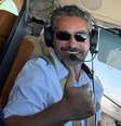 O piloto Gustavo Medeiros morreu na queda do avião King Air F90, na Barra Funda.  Foto: Reprodução/Instagram/@carpena / Estadão