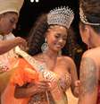 A rainha Negra Du, vencedora do 15º concurso realizado pela União das Escolas de Samba (UESP).  Foto: Daniel Amorim