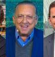 Boninho, Galvão Bueno e Rodrigo Bocardi: famosos, ricos e agora livres para faturar fora da Globo  Foto: Reproduções