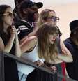 Super Bowl LIX - Philadelphia Eagles x Kansas City Chiefs - A cantora Taylor Swift nas arquibancadas durante o jogo   Foto: REUTERS/Evelyn Hockstein