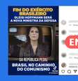 Não é verdade que a deputada Gleisi Hoffmann (PT) será indicada para o ministério da Defesa  Foto: Reprodução / Facebook / Estadão
