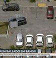 Imagem mostra carro isolado em estacionamento de shopping  Foto: Reprodução/TV Globo
