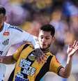 Neymar durante o  confronto com o Novorizontino, no domingo, 9.  Foto: Pedro Zacchi/Ag Paulistão