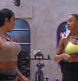 Gracyanne Barbosa e Aline se estranham: ‘Fiquei chateada’  Foto: Reprodução/TV Globo