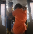 Passeiros ficam ilhados em ônibus, em Guarulhos  Foto: Reprodução/Instagram