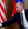 Trump disse que teve uma conversa 'longa e muito produtiva' com Putin; aqui, eles aparecem em foto de 2018  Foto: Reuters / BBC News Brasil