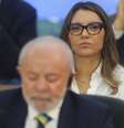 O Presidente Lula observado pela primeira-dama Janja durante a cúpula do G-20 no ano passado  Foto: Pedro Kirilos/Estadão / Estadão
