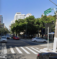 Tiroteio aconteceu em cruzamento da Avenida 9 de Julho com a Alameda Lorena  Foto: Reprodução/Google Maps