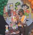 Gonçalo Leite faz 91 anos e ganha festa temática do Chaves  Foto: Reprodução/Tiktok