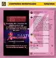 A edição do vídeo faz parecer que era da jornalista e não do deputado a alegação de que trechos da bíblia serão proibidos  Foto: Reprodução/Projeto Comprova