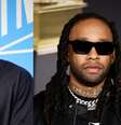 None  Foto: Kanye West ( Brad Barket/Getty Images) e Ty Dolla Sign ( Frazer Harrison/Getty Images) / Rolling Stone Brasil