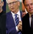 Adeus nepobabies? Bill Gates, Steve Jobs e outros 4 famosos multimilionários aderem à tendência polêmica sobre herança.  Foto: Getty Images / Purepeople