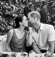 Meghan Markle e Príncipe Harry em foto de Dia dos Namorados divulgada pela Diquesa de Sussex  Foto: @meghan via Instagram / Estadão