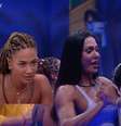 Diogo Almeida e Gracyanne Barbosa dançaram juntos na festa deste sábado, 15 de fevereiro de 2025, no 'BBB 25'.  Foto: Reprodução, Globoplay / Purepeople