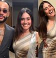 Alessandra Negrini com Memphis Depay e Jorge Ben Jor  Foto: Reprodução/Instagram