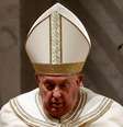 Papa Francisco durante evento na Basílica de São Pedro em 1º de fevereiro.  Foto: Ciro De Luca / Reuters