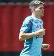  Foto: Gilvan de Souza/Flamengo - Legenda: Ayrton Lucas treina com grupo, nesta terça-feira / Jogada10