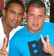 Parceiro de goleiro Bruno, Macarrão dá aula para crianças  Foto: Reprodução / Contigo