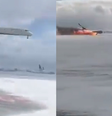 Vídeo mostra o momento em que avião capota ao aterrissar em Toronto, no Canadá  Foto: Reprodução/X
