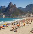 Ipanema, no Rio de Janeiro   Foto: Reprodução/Getty Images
