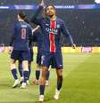  Foto: Divulgação / PSG - Legenda: Barcola celebra o primeiro dos seis gols do PSG sobre o Brest, pela repescagem da Champions / Jogada10