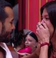 Mateus é eliminado do 'BBB 25', e Vitória Strada desaba em lágrimas ao se despedir do amigo; Thamiris surpreende ao consolar a atriz.  Foto: Reprodução, TV Globo / Purepeople