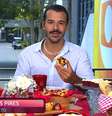 Mateus Pires compareceu ao café com eliminado no 'Mais Você'  Foto: @tvglobo via X (Twitter) / Estadão