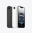 Disponível somente nas cores preto e branco, o iPhone 16e promete maior duração de bateria do que o iPhone 16 tradicional.  Foto: Divulgação