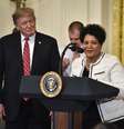 Donald Trump nomeou Alice Johnson como sua "czarina do perdão".  Foto: Getty Images