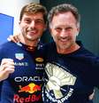 Max Verstappen e Christina Horner em comemoração   Foto: Fonte Reprodução Red Bull Racing 