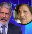 William Bonner contou ter sido apresentado a Eunice Paiva em 1982, quando era colega de faculdade do filho dela, Marcelo Rubens Paiva  Foto: Reproduções
