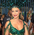Paolla Oliveira em último ensaio da Grande Rio  Foto: AgNews
