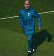  Foto: Divulgação - Legenda: Pep Guardiola durante treinamento do City / Jogada10