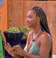 Aline e Diogo tiveram treta por causa de lentilha no BBB 25  Foto: Reprodução/Globoplay