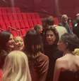 Fernanda Torres com Monica Barbaro, Ariana Grande, Zoe Saldaña, Mikey Madison e Cynthia Erivo  Foto: Reprodução | X 