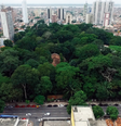 Vista aérea do Parque Zoobotânico do Museu Paraense Emílio Goeldi, em Belém: durante a COP 30, parceria com o museu contribuirá para que a Casa Inovação Finep funcione como um espaço de interação e divulgação de propostas integradas para solucionar os desafios brasileiros no contexto da crise climática global. Divulgação, Museu Goeldi, CC BY  Foto: The Conversation