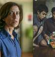 None  Foto: Fernanda Torres em Ainda Estou Aqui ( Alile Dara Onawale) e personagens de Parasita ( Divulgação) / Rolling Stone Brasil